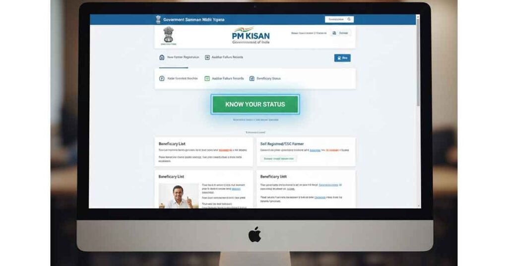 PM Kisan New Update 2026: Check Installment & Status 2 PM Kisan Portal official website navigation for checking status