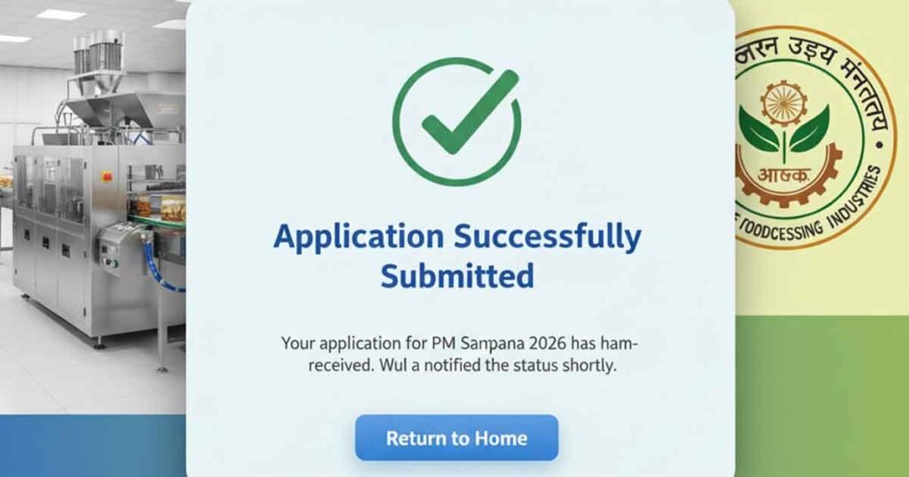 Pm Sampada Application Success Status