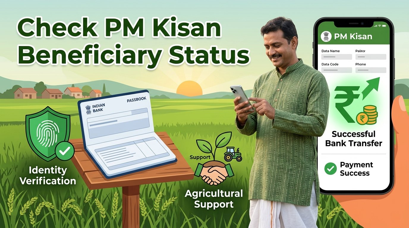 PM Kisan Yojana KYC: Online e-KYC, Status & Payment Guide 3 Beneficiary Status and Payment