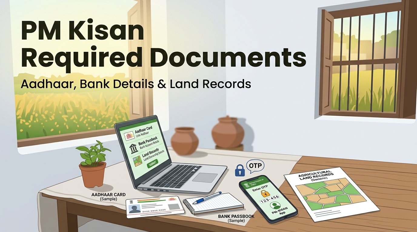 PM Kisan Yojana Registration: Online Apply Guide 2025 2 Documents Required for PM-KISAN