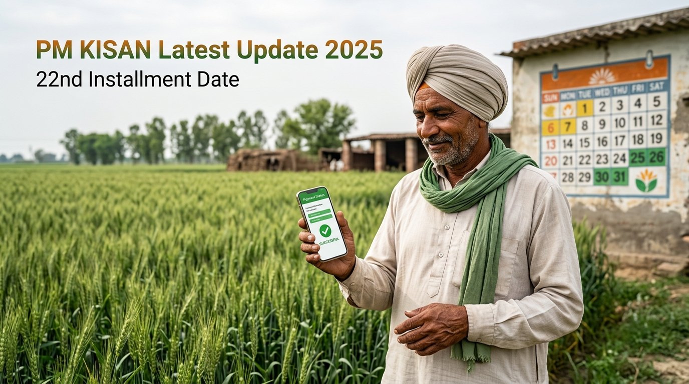PM Kisan 22th Installment Date, Status and Latest Update 2 Installment Date Update