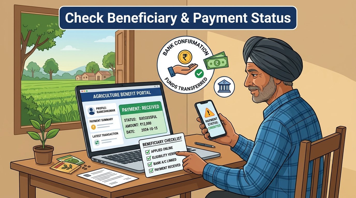 PM Kisan Status List: Check Beneficiary & Payment Status 2 Online Status Check Guide