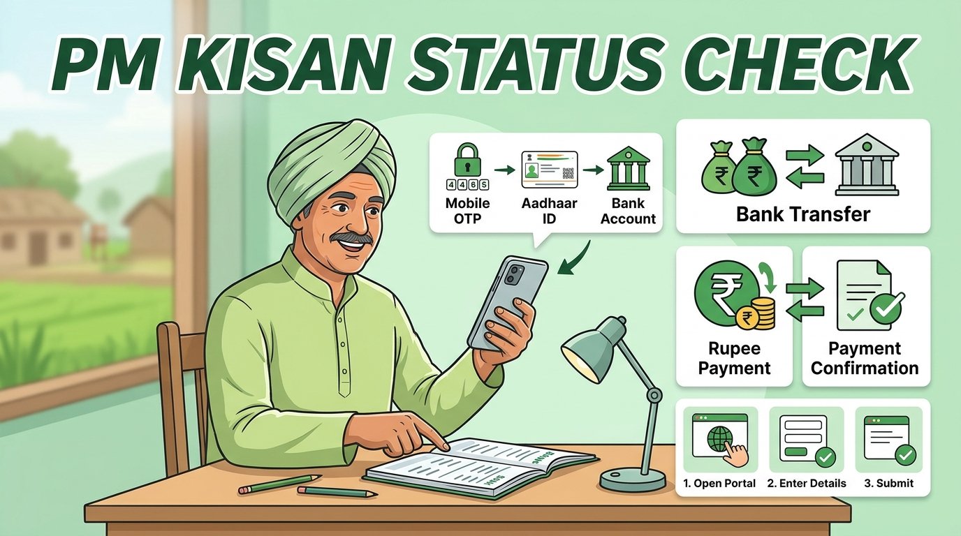 PM Kisan eKYC Online: Status Check & Complete Guide 3 Payment Status Check