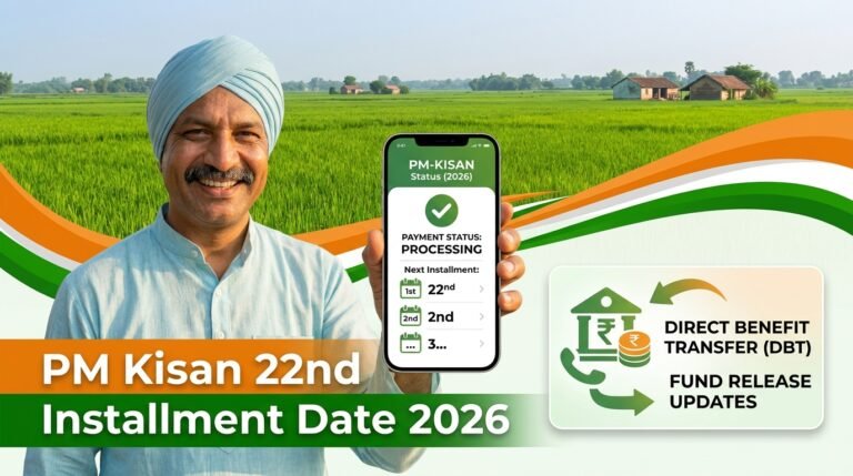 Pm Kisan 22th Installment Date 2026
