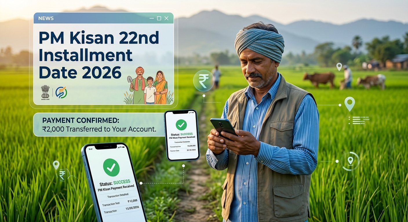 PM Kisan 22th Installment Date 2026 Hindi: Latest Update 1 Pm Kisan 22th Installment Date 2026 Hindi