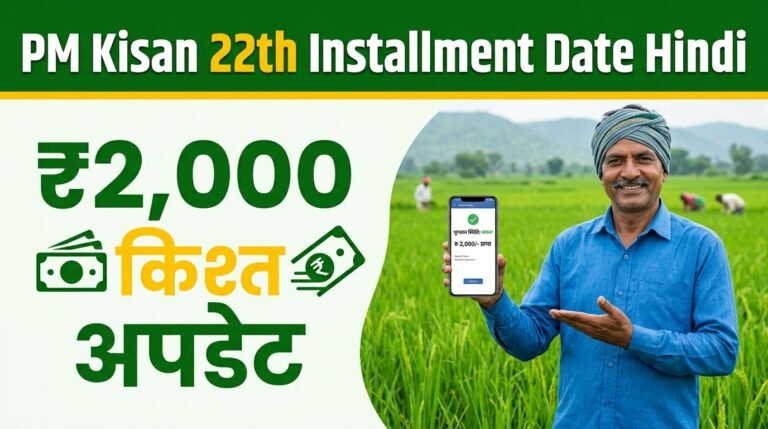 Pm Kisan 22th Installment Date Hindi