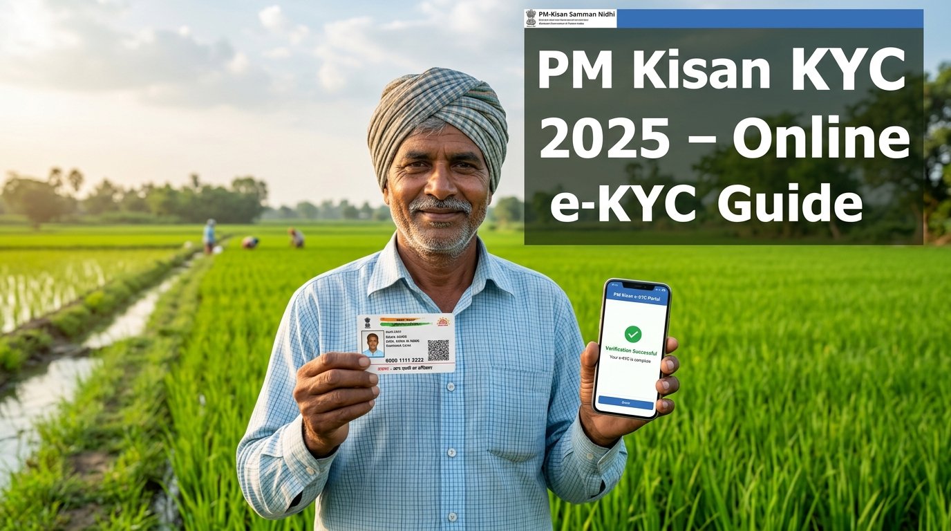 PM Kisan KYC: Online e-KYC Process and Status Check 1 Pm Kisan KYC