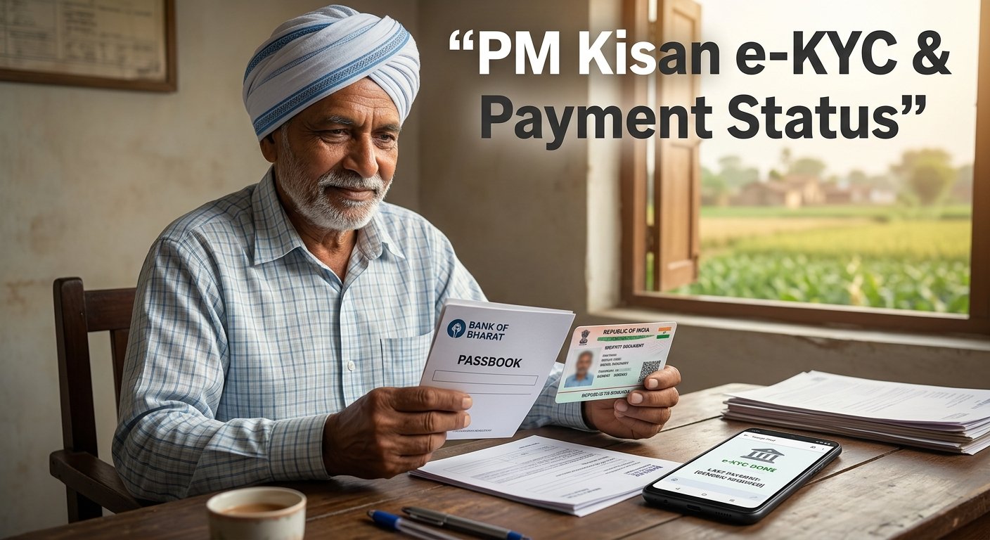 PM Kisan Yojana Ki 22vi Kist Kab Aaegi? Latest News 2 e-KYC and Payment Status