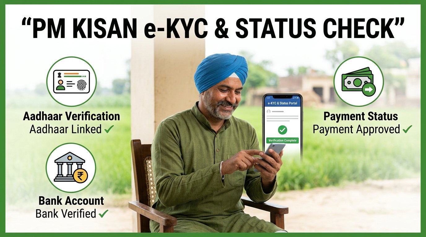 PM Kisan 21th Installment Date Latest Update 2025 3 e-KYC and Payment Status Guide