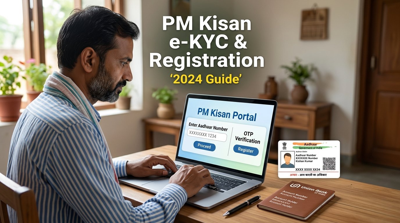 Pm Kisan Portal: Status Check, e-KYC Aur Payment Guide 2 e-KYC and Registration Guide