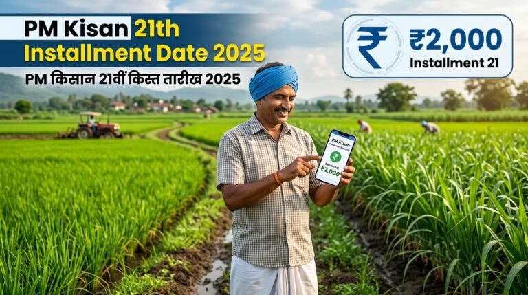 pm kisan 21th installment date